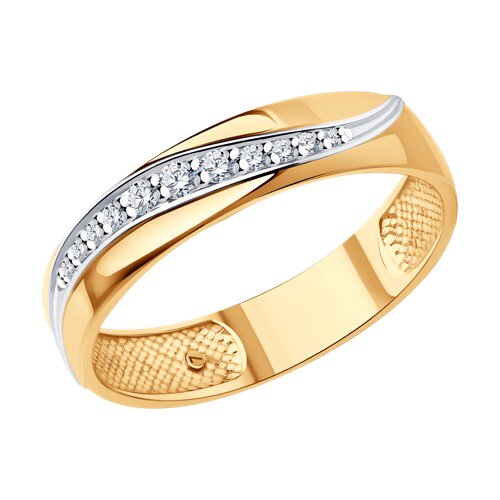 Кольцо, золото, бриллиант, 1110206
